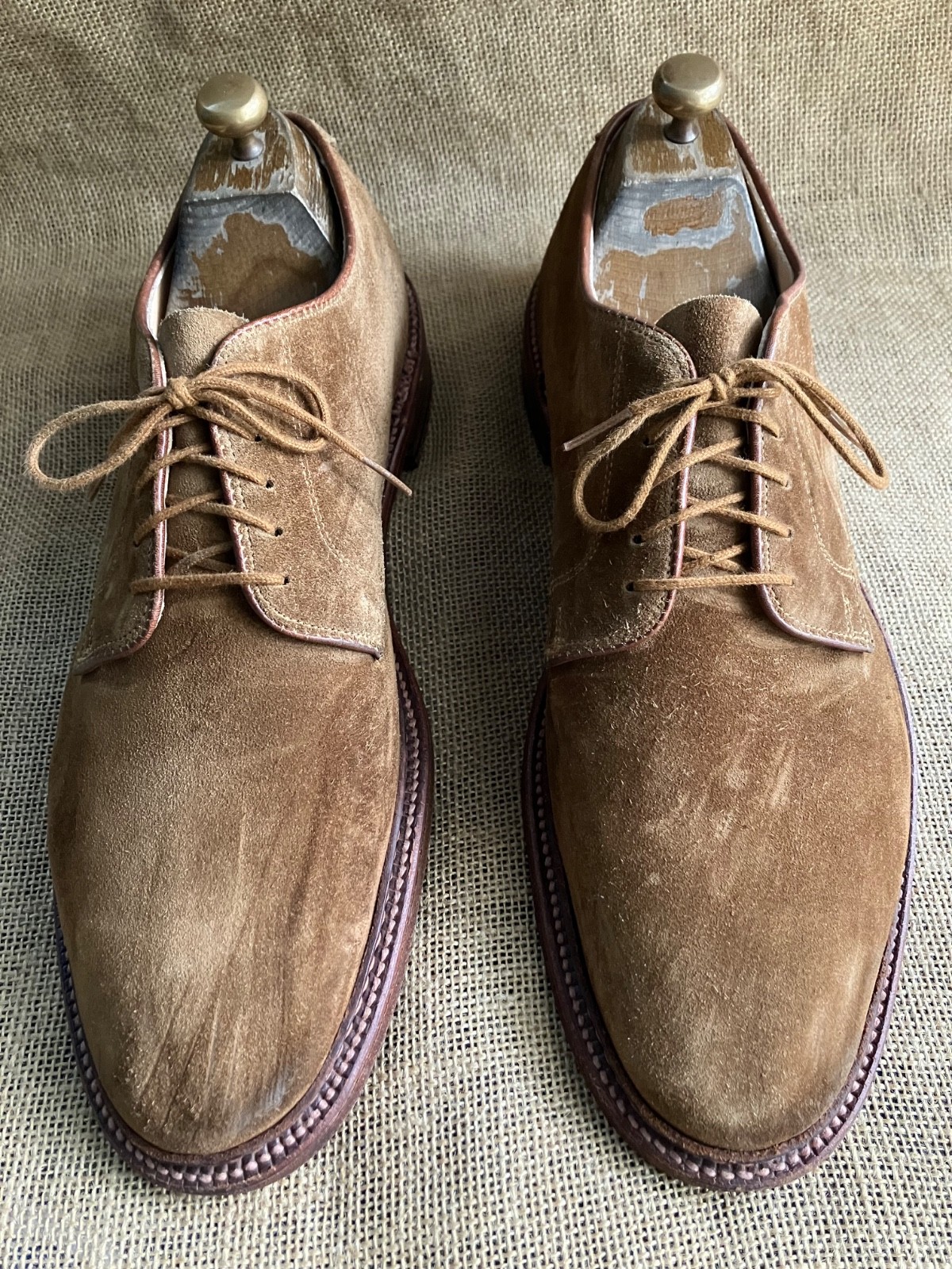 Alden 29336F Snuff Suede Plain Toe Dover