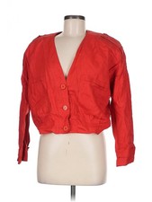 Linda Allard Ellen Tracy Women Red Jacket 8 Petites