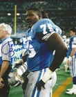 Autographed LOMAS BROWN "7 Pro Bowls" Detroit Lions 8x10 Photo w/COA
