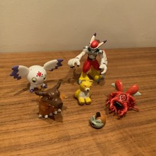 Digimon Action Feature Figures Bundle - Lot of 6