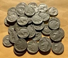 Old U.S. Coin Lot! Full Roll Of Indian  Head Buffalo Nickels. 40 No Date Coins!