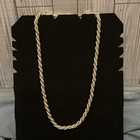 Vintage Trifari Gold & Pearl Twisted Necklace 24” — photo 1