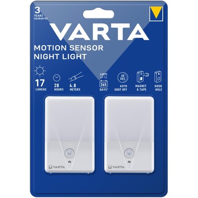 Varta Motion Sensor Night Light Twin Pack ohne Batt. 16624101402 16624 101 402
