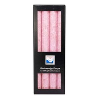 Stearin Stabkerze Set - Rosa | Kerzenfarm Hahn