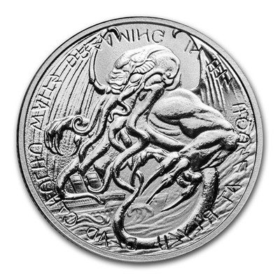 2021 Tokelau 1 oz Silver $2 The Great Old One: Cthulhu Coin | eBay