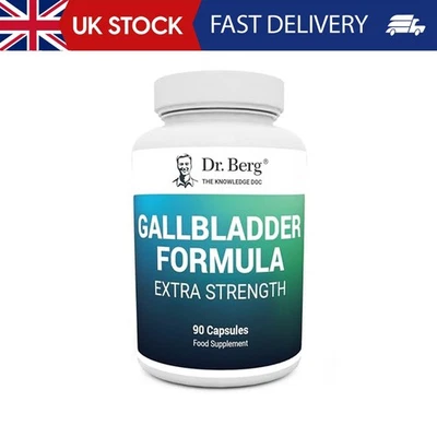 DR. BERG NUTRITIONALS Dr. Berg's Gallbladder Formula Extra Strength - Promotes Digestive Comfort & Imp
