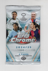 2024-25 TOPPS CHROME UEFA WOMEN'S CHAMPIONS LEAGUE SOCCER INSERT YOU PICK