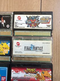 WonderSwan Software Lot of 8 Untested Used Japan