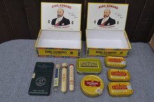 Vintage Tins + King Edward the Seventh Imperial Mild Tobaccos Empty Cigar Boxes
