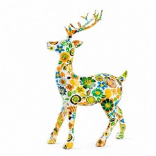 Hirschfigur Kompakt Hirsch mit Geweih Modern f&uuml;r Schreibtisch