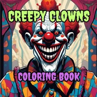 Malbuch FüR Erwachsene & Teens - Gruselige Clowns, Horror, Ausmalen, Kreative