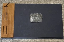 1999 Phillip Morris Collectors Item Marlboro Coffee Table Book Canvas & Suede