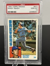 1984 Topps Traded RANDY READY RC ROOKIE PSA 10 GEM MINT LOW POP