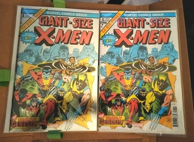 #ad Giant Size X Men: Facsimile Edition 1 amp; Foil Set Marvel Comics 2023 $125.00