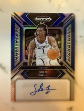 2024 Panini Prizm Draft Picks Sensational Signatures Solo Ball Blue Auto /149