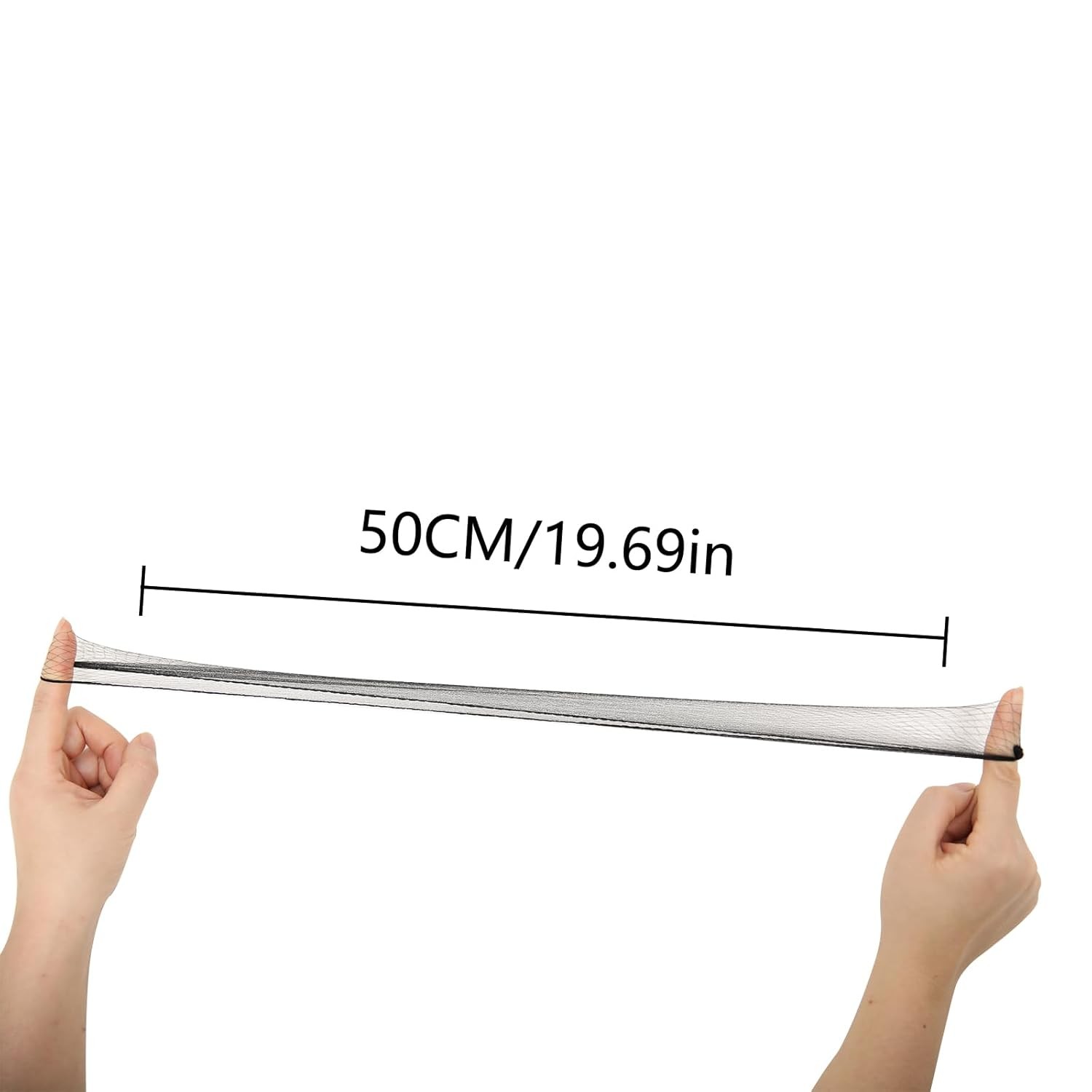 Hair Net 100 Pcs, Smilco 20 Inches Elasticity Invisible SXP01-hairnets-111 