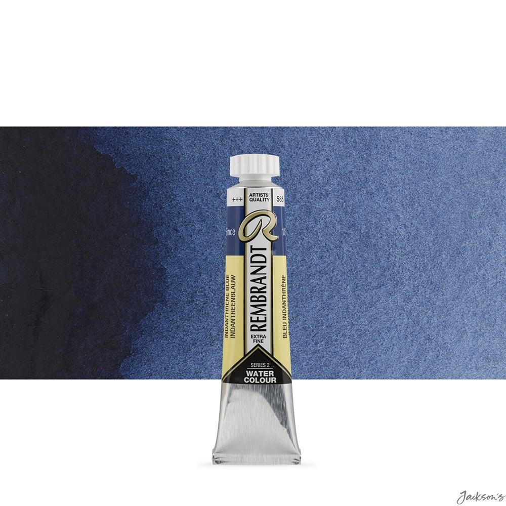 Royal Talens Rembrandt Watercolour Paint Tube 20ml Indanthrene Blue For Artists