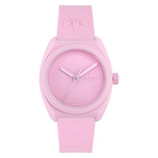 Adidas Originals Pink Unisexs Analogue Watch Project Three AOST24056