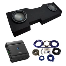 Alpine S-W10D2BX 10" Car Subwoofer Fits 14-18 GMC Sierra Crew Cab w/ S2-A60M