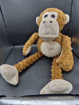 goDog Monkey Pet Toy Go Dog Squeaker Plush Chew Guard Fetch Cuddle NEW 