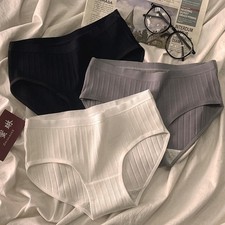 Women'S Mid Waist Underwear With Triangle Toe Design For Modern Fashion