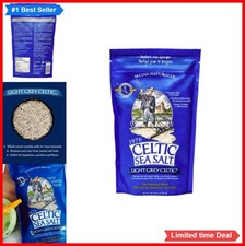 Coarse Light Grey Sea Salt 16 oz Bag Unrefined Gluten Free Kosher For Grinder
