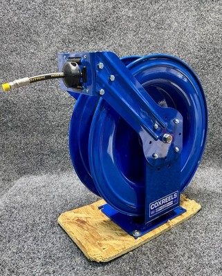 COXREELS THP-N-150 Supreme Duty Grease/Hydraulic Oil Hose Reel 1/4'' x 50ft