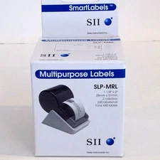 Seiko SLP-MRL High Quality Multipurpose Labels 1-1/8” x 2”  220/roll 440/box NEW