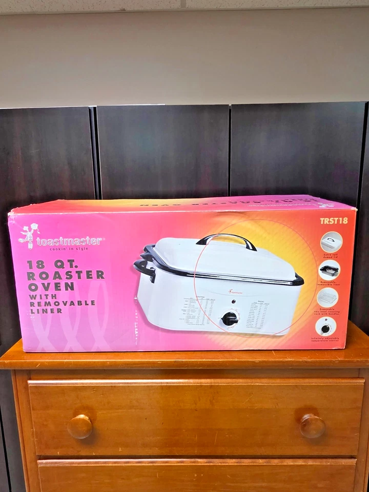 TOASTMASTER 18 Qt TRST18 Horno Tostador Asar, Hornear, Cocinar, Vapor - TOTALMENTE NUEVO Foto 2 de 4