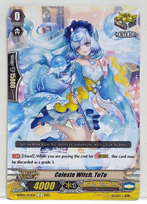 Cardfight Vanguard Celeste Witch, Toto D-PS01/052EN C Oracle Think Tank