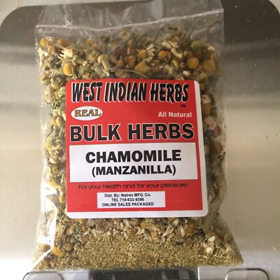 Chamomile, Manzanilla,  West Indian Herbs brand  2 ounce.