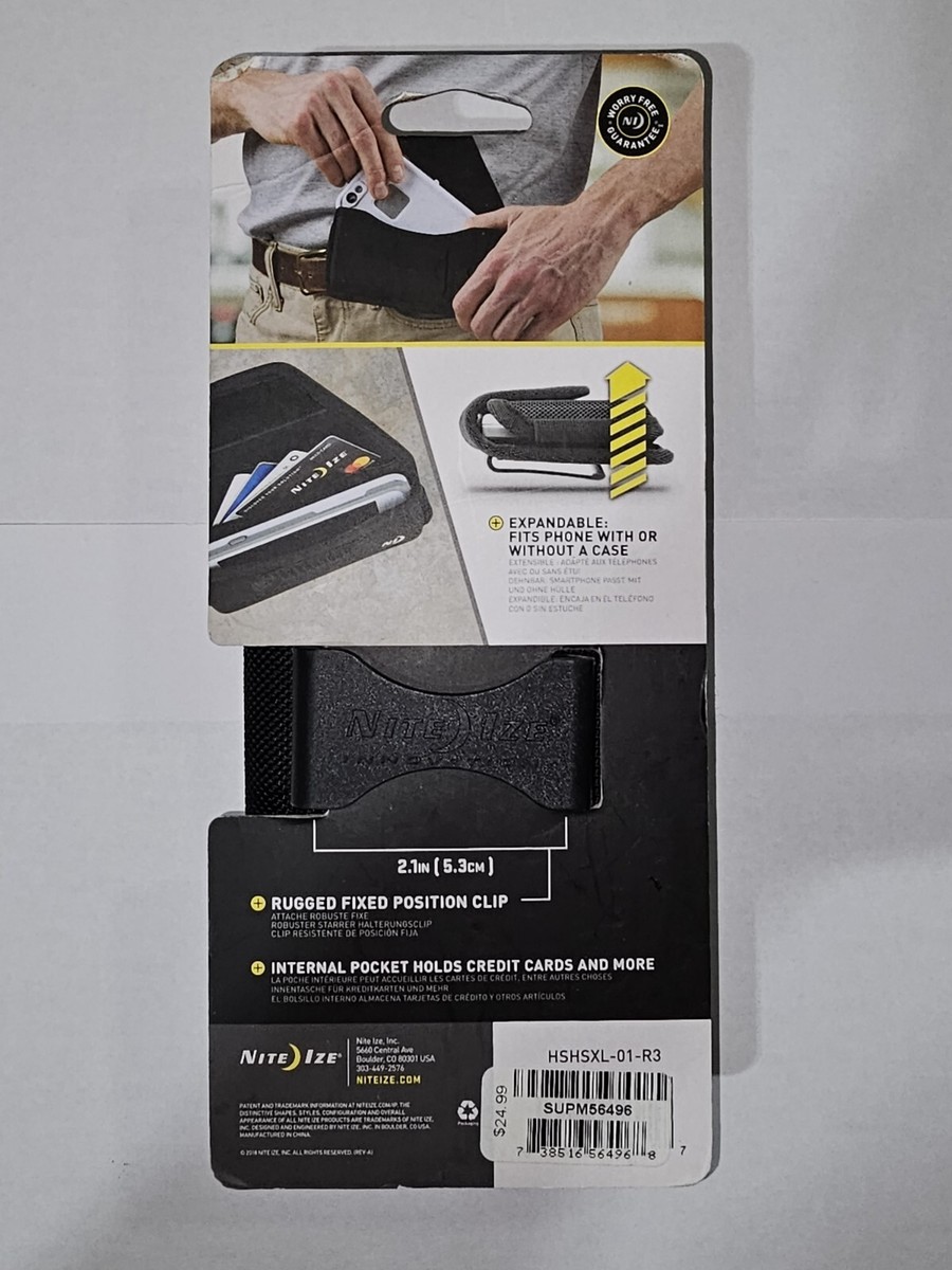 Nite Ize Black Universal Hardshell X-Large Holster Case Rugged