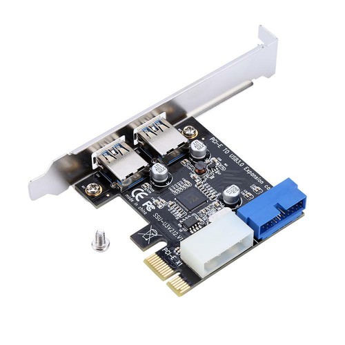 Carte PCIE USB 3.0, adaptateur de carte \'extension PCI-E x1/x4/x8/x16 Composant - Photo 3/8