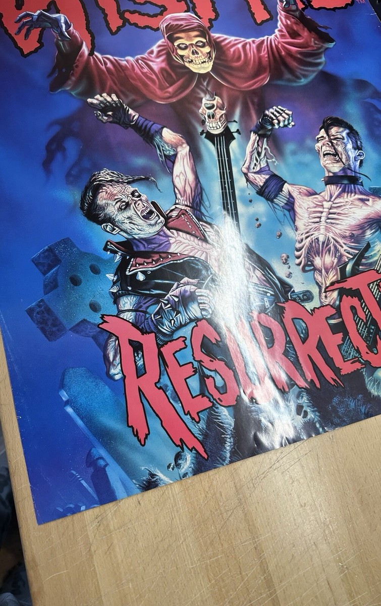 Vintage Authentic Misfits Resurrection Tour 1996 Poster 23 x 28 | eBay