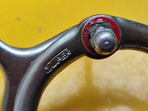 PINZA FRENO POSTERIORE MARCA SUPER RAPIDA FRENO BICI VINTAGE - Foto 6 di 17