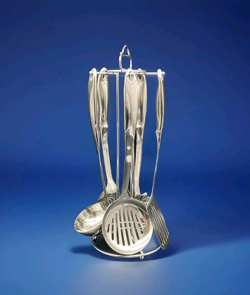 AMC Kitchen Aid Set 6 Piece Set Stainless Steel High Quality Kitchen Ladle Set TOP - Image 3 of 4