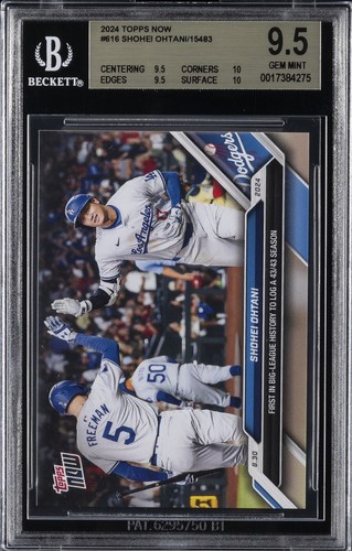 2024 TOPPS NOW #616 SHOHEI OHTANI BGS 9.5