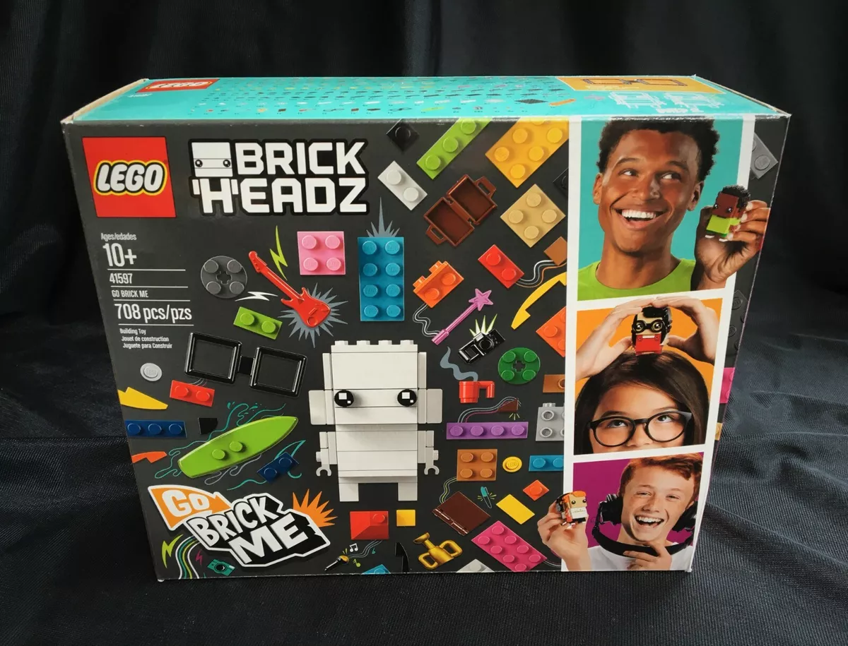 kromatisk røveri Udlevering LEGO 41597 &#034;BrickHeadz&#034; GO BRICK ME MonoChrome RETIRED NEW SEALED  | eBay