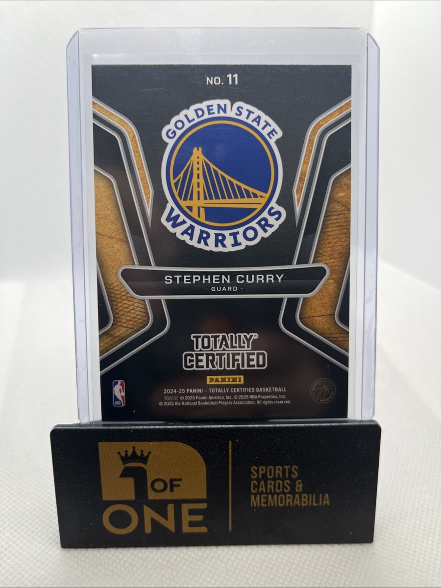 immaculate2019 トラウトジャージ&グローブカード/25 2024-25 Totally Certified - Gold Team - Stephen Curry - Warriors