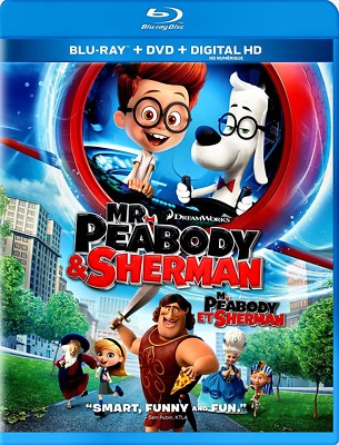Mr Peabody and Sherman -  Ty Burrell, Stephen Colbert - New BluRAY +DVD Combo