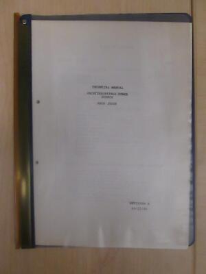 Technical Manual For Uninterruptible Power Source, ABCE 1500R, Used