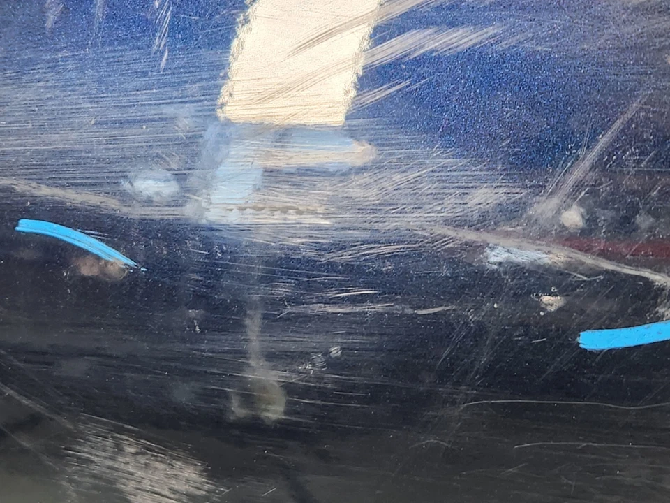 ✅05-12 OEM Porsche 986 987 997 painel frontal direito porta do passageiro azul NOTA* - Imagem 3 de 4