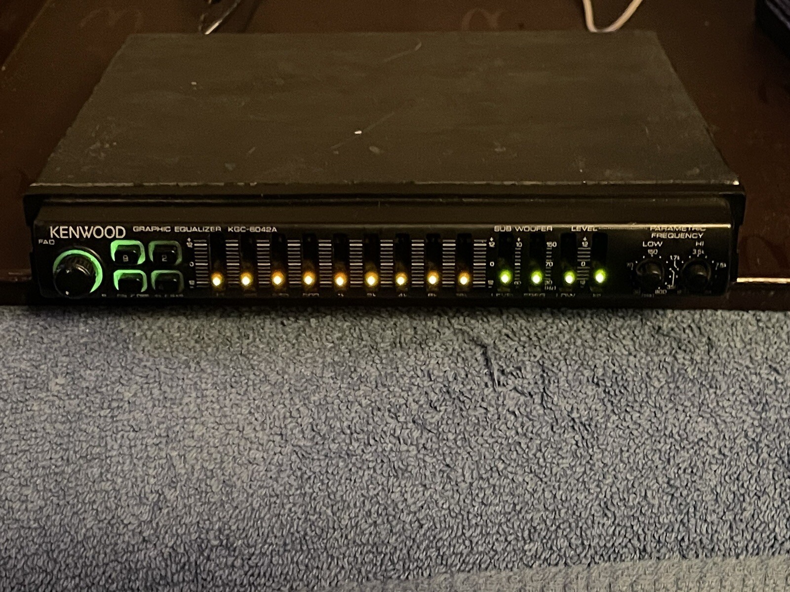 Kenwood KGC6042A Oldschool Car/auto Equalizer Rare EQ WORKS!! eBay