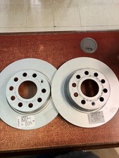 Set (2) Genuine Volkswagen Jetta, Passat, Golf Front Brake Rotors 5Q0-615-601-D 