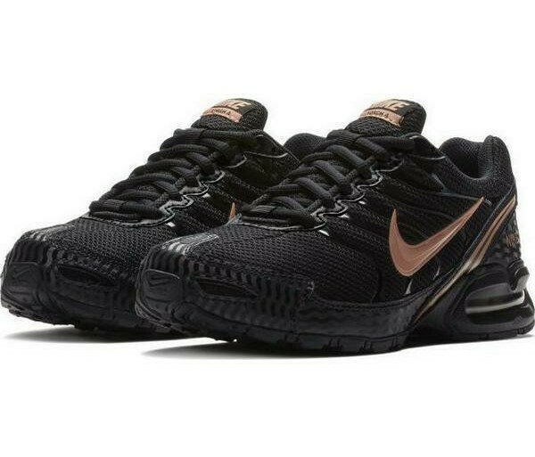 women's nike black and rose gold shoes