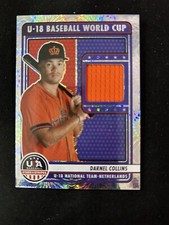 2023 Panini USA Stars Stripes DARNEL COLLINS FIREWORKS Relic PATCH Netherlands