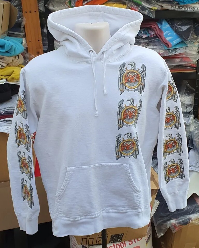 Slayer Eagle Hoodie Menswear Slayer Hoodie Supreme Team Chenille