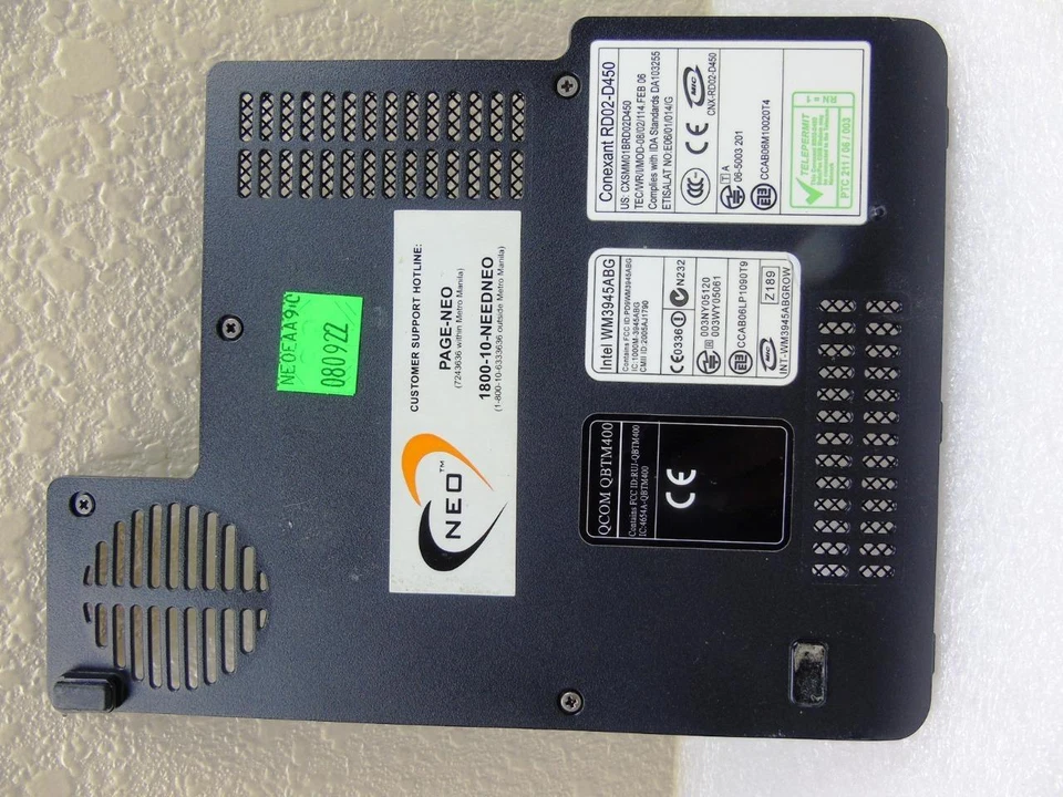Cubierta de puerta base para portátil Fujitsu Siemens AMILO Si 1520 - 3EDW1TDFX04 Foto 3 de 4
