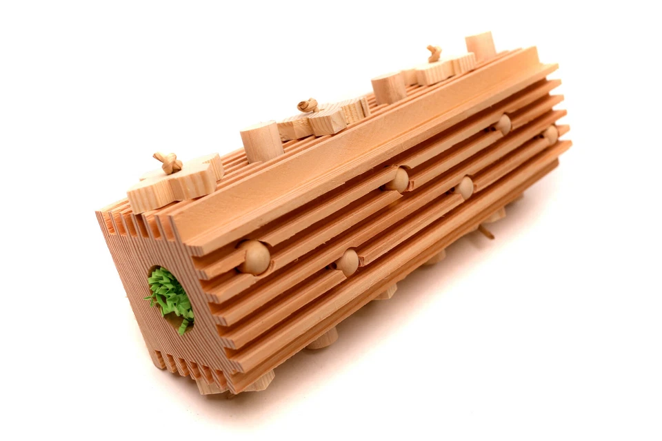 Bloque de actividad - Juguete grande para loro atornillable para guacamayos y loros grandes Foto 3 de 4