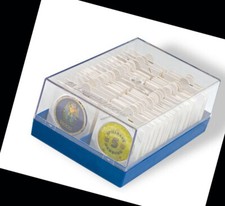 Lighthouse Plastic Storage Box for 100 Coin Flips Holders 2 X 2
